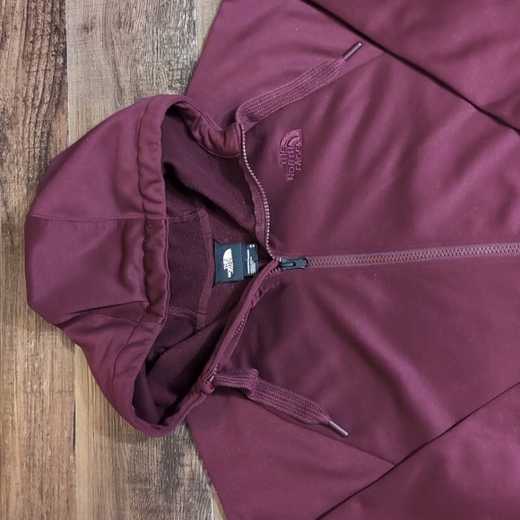 The North Face Jazzer Full Zip Extra Long Hoodie Size Medium in Oxblood Crimson - Picture 3 of 11